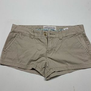 Aeropostale khaki twill shorts